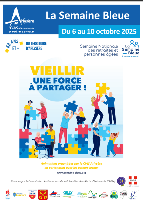 SEMAINE BLEUE 2025 AFFICHE